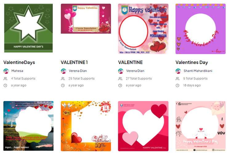 10 Link Twibbon Hari Valentine 2022, Bikin Hari Kasih Sayang Tak Terlupakan