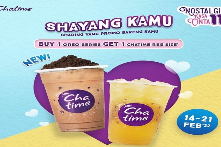 Tinggal 3 Hari Lagi, Promo Buy 1 Get 1 Chatime di Seluruh Outlet
