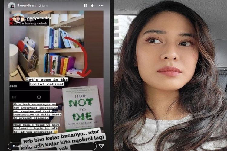 Penampakan Toilet Dian Sastro yang di Luar Kebiasaan Umum Ini Dibahas Netizen, ‘Ada Buku’