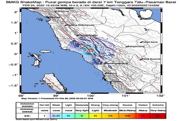 Gempa Bumi Pasaman Barat Getarannya Dirasakan hingga Malaysia, Ini Buktinya