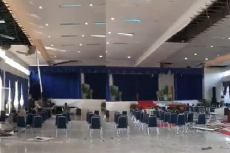 Kantor Bupati Pasaman Barat Rusak Berat Usai Diguncang Gempa Bumi Sebanyak Dua Kali: Magnitudo 5,2 dan 6,2