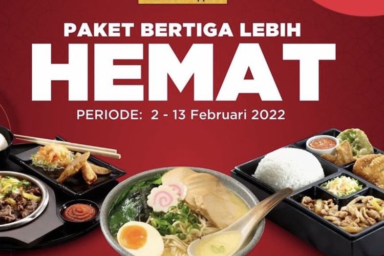 Promo Valentine 2022, Beli Tiga Menu di Gokana Cuma di Bawah 50 ribu, Jangan Sampai Kehabisan!