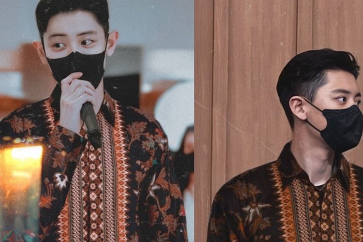 Chanyeol EXO Kenakan Baju Batik Khas Indonesia, EXO-L: Halu Semakin Lancar