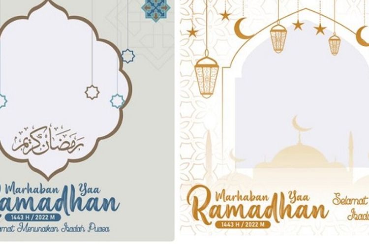 25 Twibbon Ramadhan 2022 Paling Keren, Sambut Bulan Suci Ramadhan 1443 H dengan Hati yang Bersih dan Ikhlas
