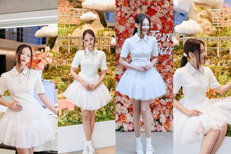 Tampil Elegan Saat Hadiri JENTLE GARDEN Pop Up Store, Jennie BLACKPINK Kolaborasi dengan Gentle Monster