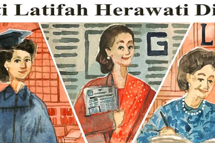 Siapa Siti Latifah Herawati Diah, Wanita yang Namanya Tampil di Googlenodle Hari Ini?