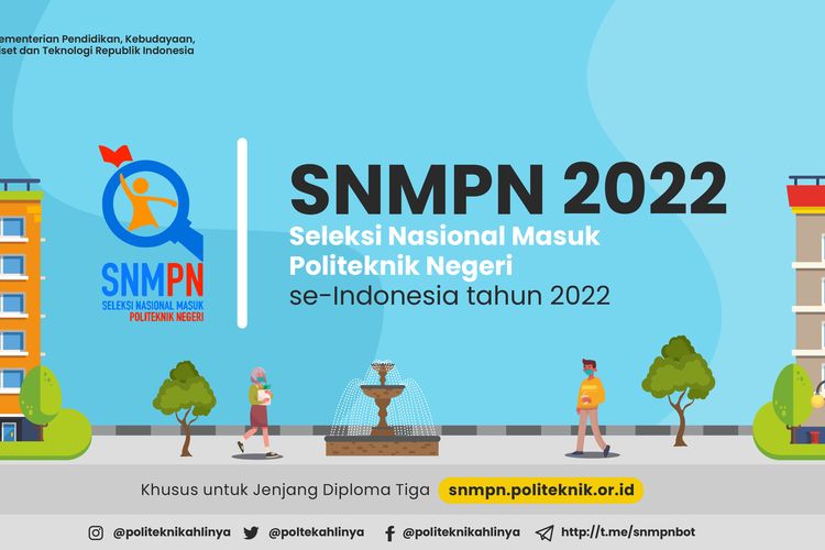 Berikut Link Pengumuman Hasil SNMPN atau Seleksi Nasional Masuk Politeknik  2022, Lengkap 35 Politeknik Negeri
