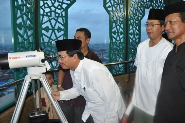 Hilal Lebaran 2022 Tampak, Kemenag: dengan Metode Hisab, Posisi Hilal 1 Syawal akan Terlihat