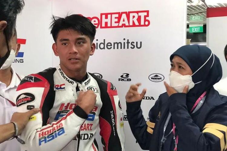 Mario Aji Menang Kombinasi Waktu dan Langsung Lolos ke Sesi Q2 Kualifikasi Moto3 Portugal 2022
