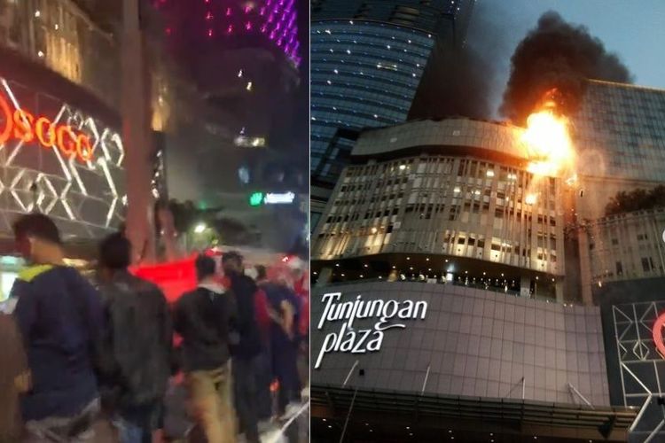 Tunjungan Plaza 5 Surabaya Mengalami Kebakaran Hebat, Saksi Mata Beberkan Kengerian di Sekitar Lokasi