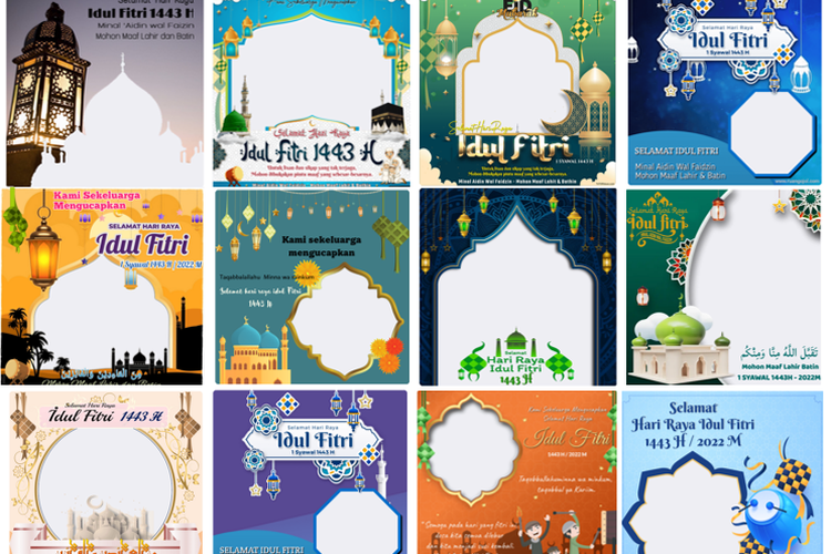 Rayakan Idul Fitri 2022 dengan 10 Twibbon Pilihan Terbaik  Berikut, Wajib Dicoba Guna Sambut Hari Kemenangan