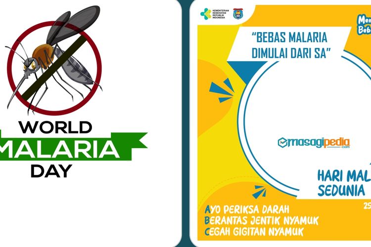 Kumpulan Twibbon Hari Malaria Sedunia 25 April 2022, Terus Berinovasi dan Kampanye Selamatkan Jiwa Manusia