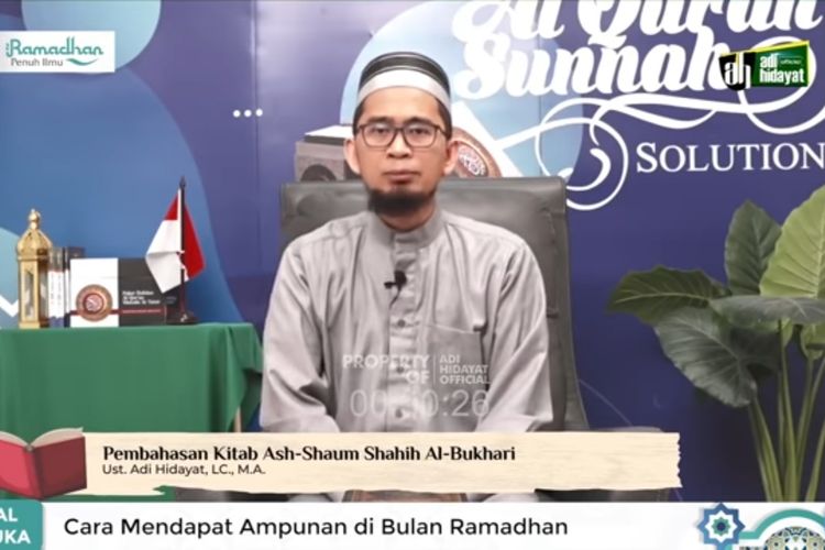 Ceramah Singkat: Cara Mendapat Ampunan di Bulan Suci Ramadhan Menurut Ustadz Adi Hidayat