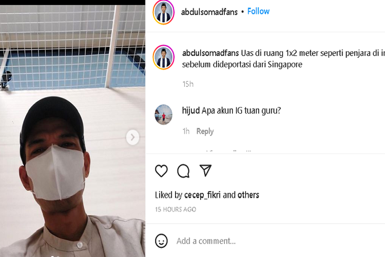 UAS dan Keluarga Dideportasi Tanpa Alasan, Ustadz Hilmi Firdausi Mohon Penjelasan Pemerintah Singapura