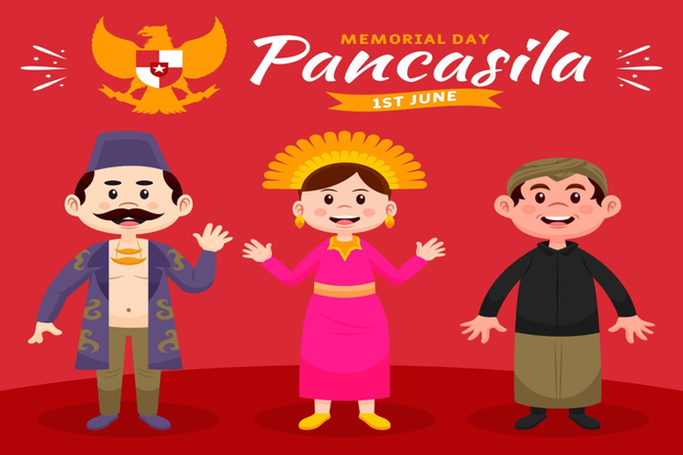 Sejarah Singkat Hari Lahir Pancasila Disertai 15 Twibbon Pilihan untuk Semarakkan Hari Besar Nasional 1 Juni