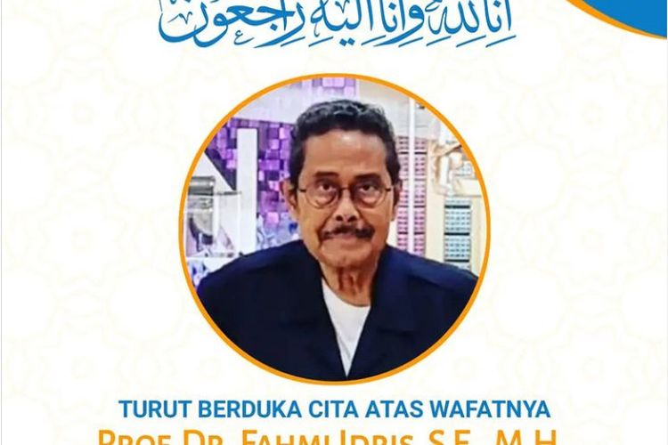 Fahmi Idris Meninggal Dunia, Jenazah akan Disemayamkan di Tanah Kusir