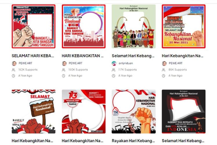 Twibbon Kartu Ucapan Hari Kebangkitan Nasional 2022, Dapatkan di Sini Secara Gratis