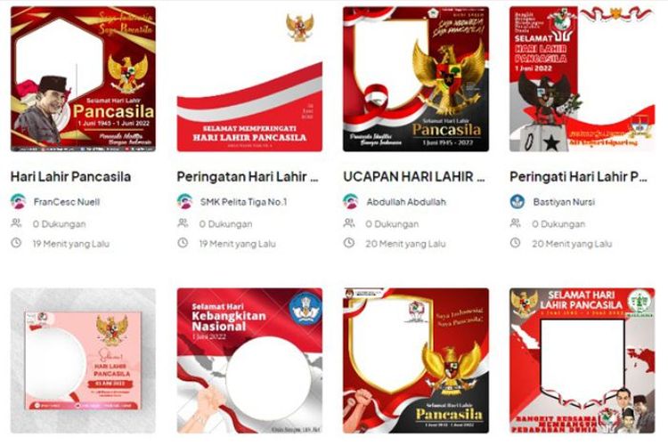TERPOPULER: Berikut 50 Link Twibbon Hari Lahir Pancasila 2022 dengan Desain Pilihan Terbaik , Dapatkan di Sini