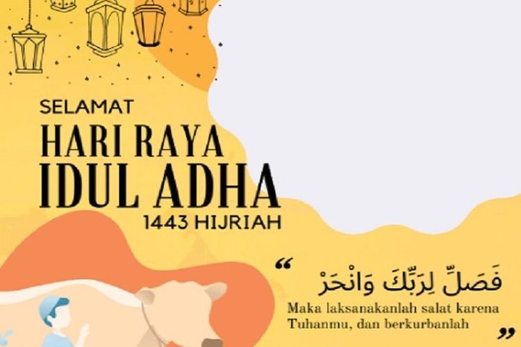 Jelang Idul Adha 2022: Inilah 10 Model Twibbon Terbaik untuk Sambut Momen Hari Raya Kurban Umat Islam