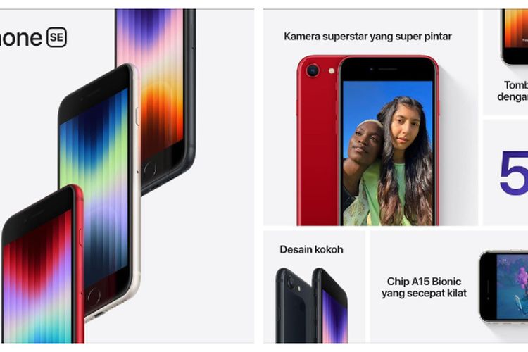 iPhone SE 2022 Lengkap dengan Kecepatan 5G Hadir di Indonesia! Cek Harga dan Spesifikasinya di Sini