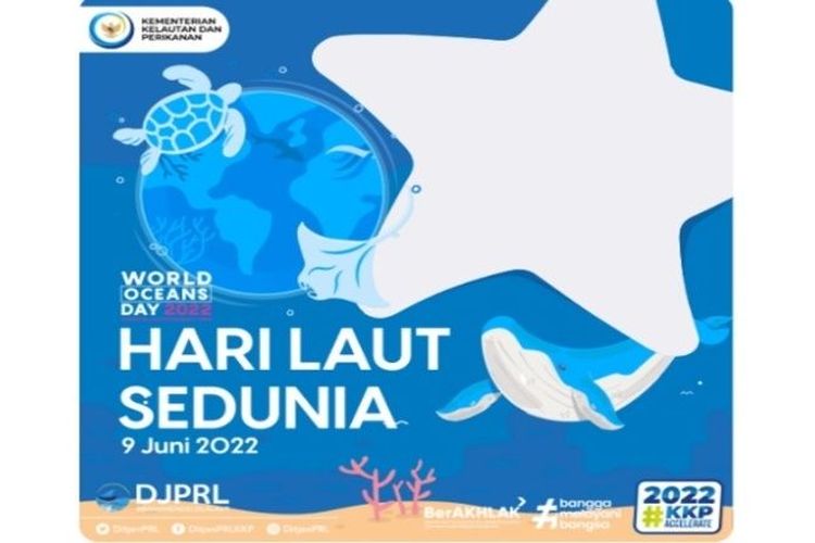 TERBATAS, Ini 10 Link Twibbon Hari Laut Sedunia 2022, Modelnya Cantik dan Elegan untuk Story di Media Sosial