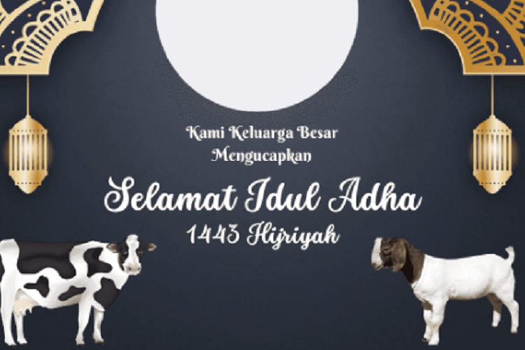 25 Link Twibbon Hari Raya Idul Adha Tahun 2022 Terbaru dengan Desain Menarik