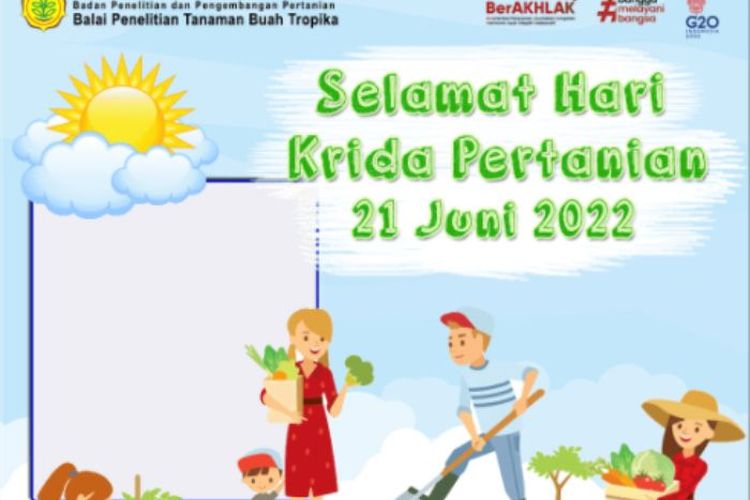 Link Twibbon Hari Krida Pertanian 2022 yang Diperingati pada 21 Juni 2022, Akses di Sini Secara Gratis
