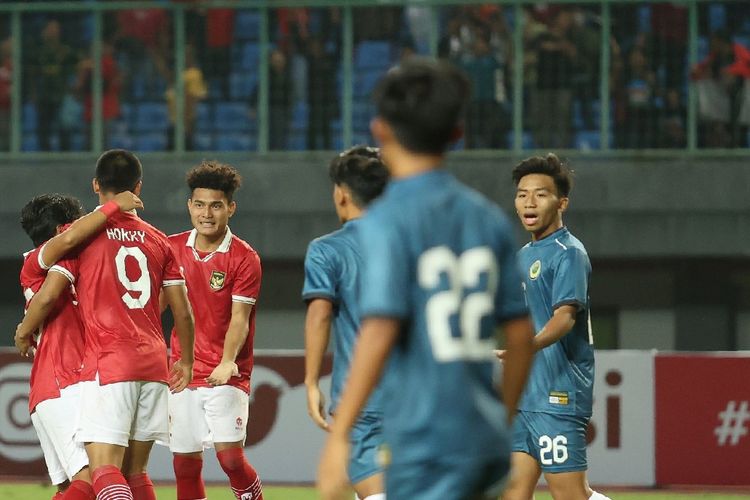 Hasil Timnas Indonesia vs Brunei Darussalam di Piala AFF U-19 2022: Babak Pertama Garuda Muda Pesta Gol