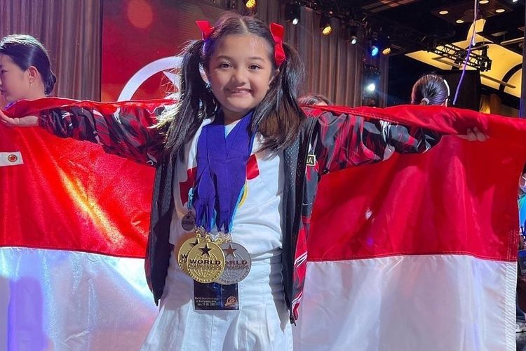 Arsy Hermansyah Raih Juara Umum Dalam Ajang Nyanyi Internasional di Amerika, Dapat 6 Mendali Emas dan 2 Perak