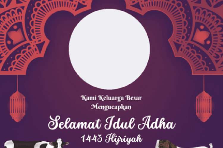 Ini 50 Twibbon Idul Adha 2022 atau 1443 H untuk Sambut Hari Raya Kurban Besok, Desainnya Kekinian dan Elegan