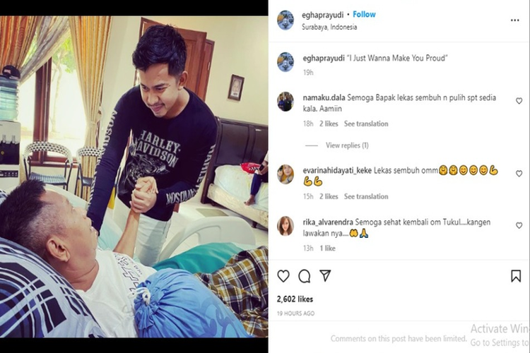 Sempat Mengalami Pendarahan Otak, Begini Kondisi Terbaru Komedian Tukul Arwana