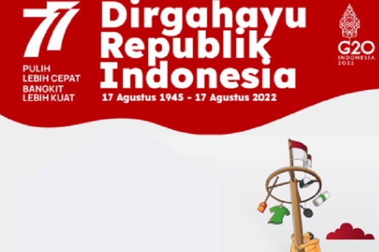 20 Link Twibbon HUT ke 77 RI dan Cara Membuatnya, Bisa Dikirim ke Instagram, Facebook, dan Twitter