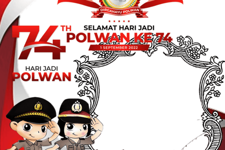 Link Twibbon Hari Polisi Wanita atau Polwan ke-74 yang Diperingati pada 1 September 2022
