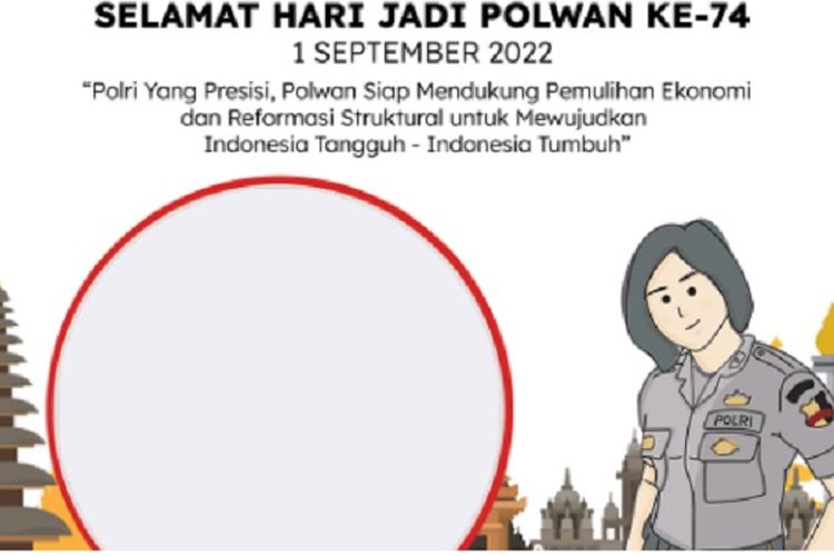 10 Link Twibbon HUT Polwan 2022 atau Hari Polisi Wanita ke 74:  Lengkap Cara Pakai dan Bagikan ke Sosmed