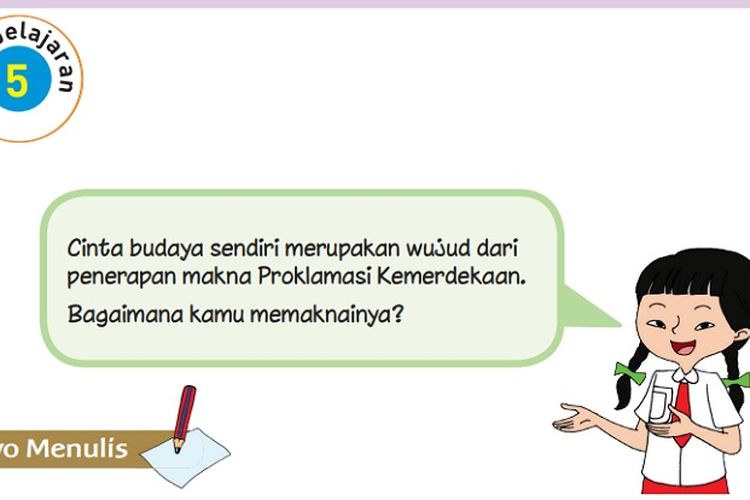 Kunci Jawaban Tema 2 Kelas 6 SD Halaman 33 Buku Tematik Subtema 1 Pembelajaran 5