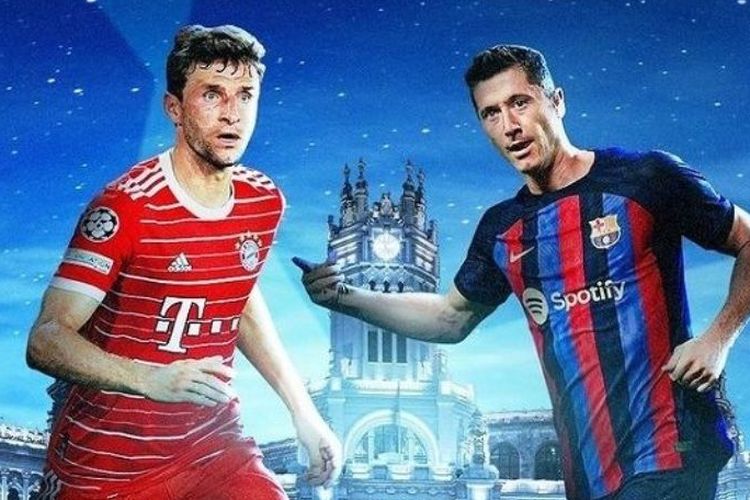 Link Live Streaming Bayern Munchen vs Barcelona Liga Champions 2022, Akses TV Online SCTV di Sini Gratis