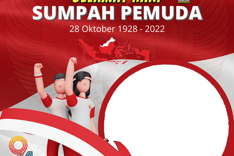 10 Link Twibbon Hari Sumpah Pemuda, Cocok untuk Status Sosmed pada Tanggal 28 Oktober 2022