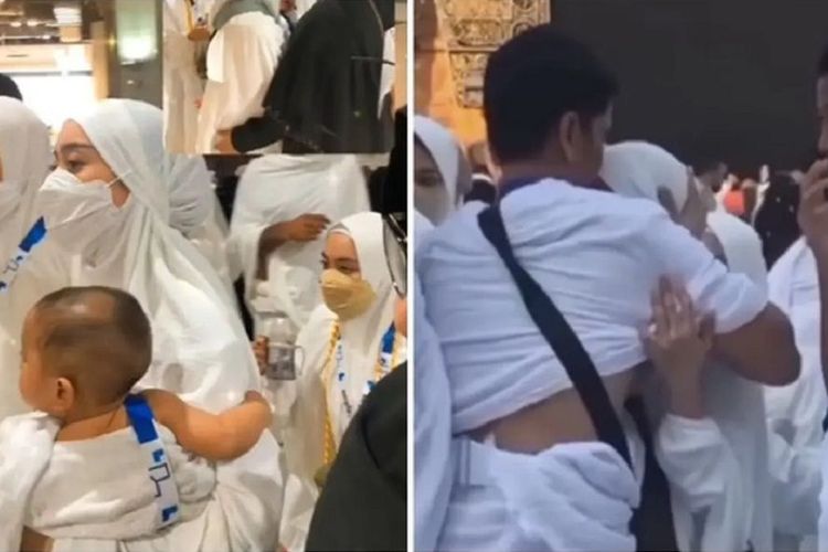 Tangis Pilu Lesti Kejora dalam Dekapan sang Ayah di Mekkah Usai Diduga Jadi Korban KDRT Rizky Billar