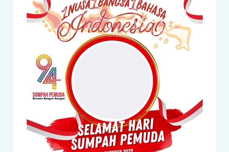 Hari Sumpah Pemuda 2022 Diperingati pada 28 Oktober 2022, Coba 10 Link Twibbon Berikut: Akses  Gratis di Sini