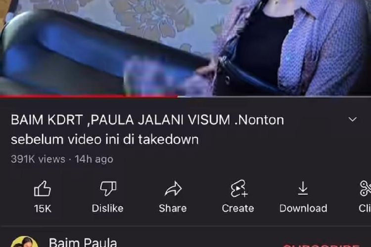 Viral! Niat Bikin Konten Edukasi Cara Lapor KDRT Ke Polisi, Baim Wong dan Paula Verhoeven Dihujat Banyak Artis