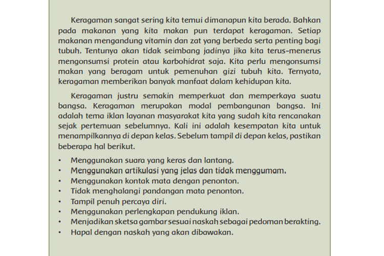 Kunci Jawaban Kelas 5 SD Tema 3 Buku Tematik Halaman 112 113 114 Subtema 3 Pembelajaran 6: Iklan Layanan