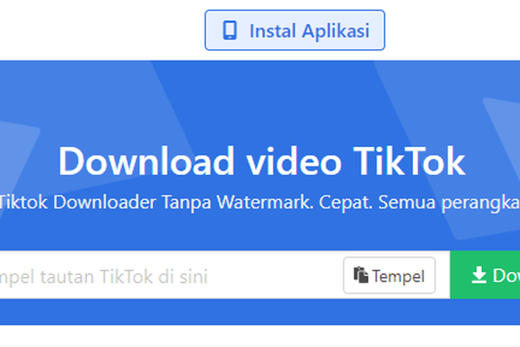 Link Snaptik, Download Video TikTok Gratis Tanpa Watermark dan Bisa Juga Versi Sound MP3