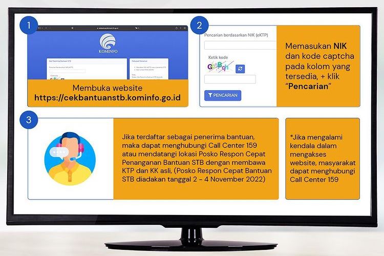 STB Gratis dari Pemerintah, Login Laman cekbantuanstb.kominfo.go.id dan Simak Caranya, Hanya pakai KTP!