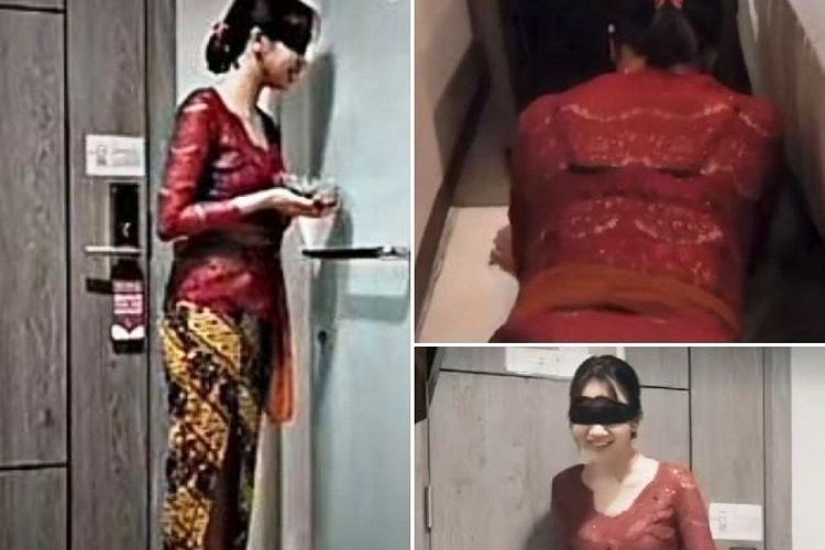 Pemeran Video Viral Kebaya Merah Mengaku Dibayar Rp. 750 Ribu untuk Lakukan Adegan Panas