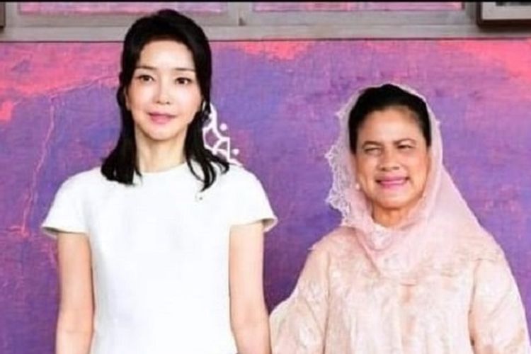 Iriana Jokowi Dijadikan Bahan Olokan saat Bersanding dengan Kim Kun Hee, Kaesang dan Gibran Meradang