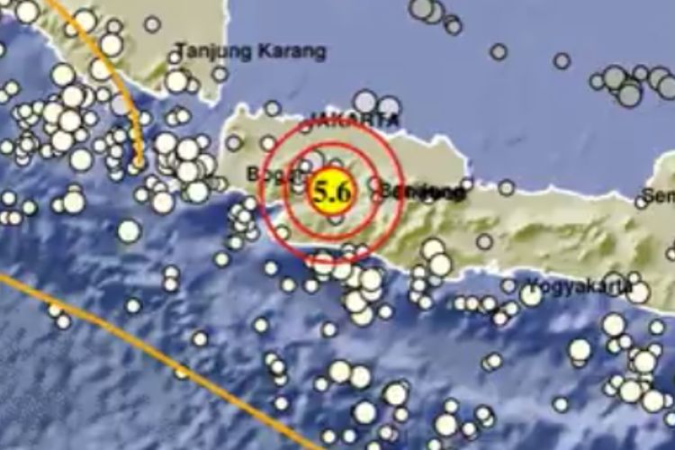 Gempa Bumi Terkini M 5,6 Guncang Cianjur, Jawa Barat, Begini Kata BMKG