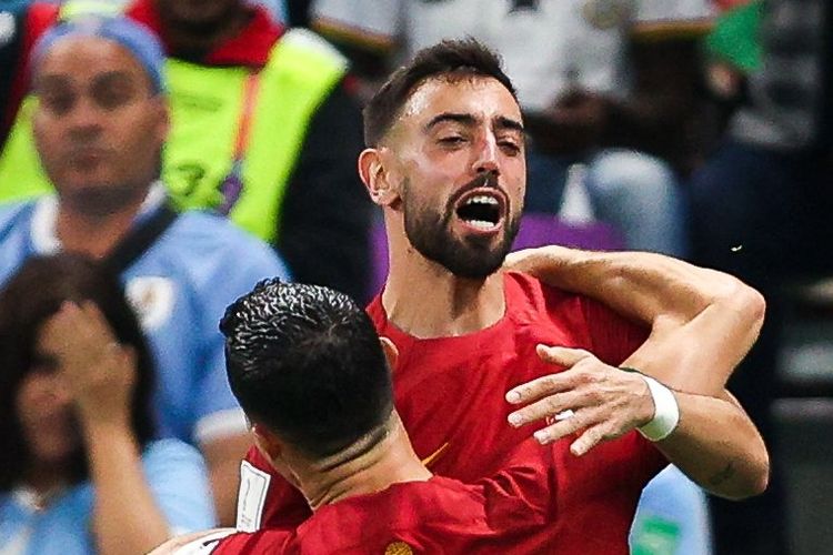 Portugal vs Uruguay berakhir 2-0 pada Grup H Piala Dunia 2022: Bruno Fernandes Cetak Brace, Suarez Bisa Apa?