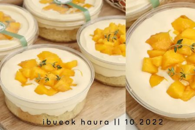 Resep Mango Mousse Cake Dessert Manis yang Cocok Dijadikan Cemilan keluarga
