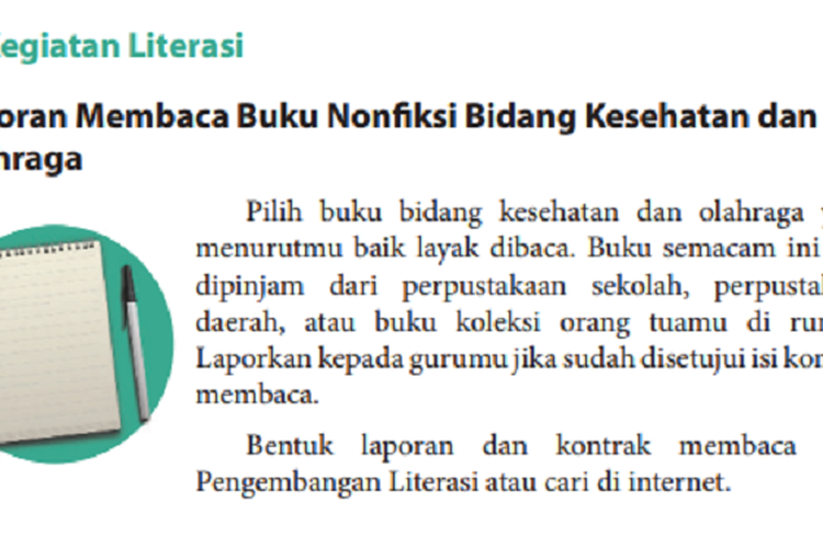 Kunci Jawaban Bahasa Indonesia Kelas 9 SMP Halaman 145, Kegiatan Literasi: Laporan Membaca Buku Nonfiksi