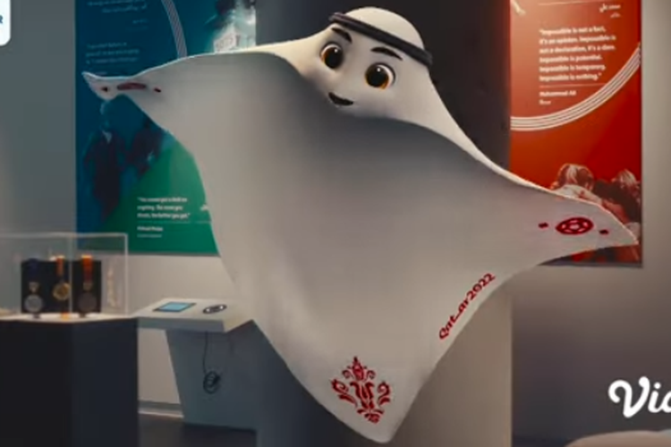 Laeeb Maskot World Cup Qatar 2022 FYP di TikTok karena Disebut Mirip Hantu Casper, Simak Ceritanya disini